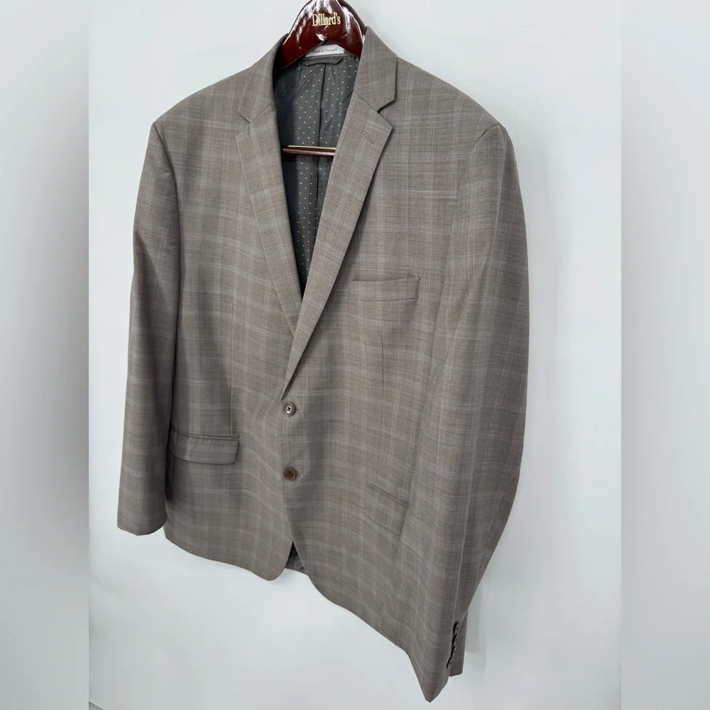 Collection By Michael Strahan Beige Suit Jacket 48Long & Pant 40Waist & 32Length